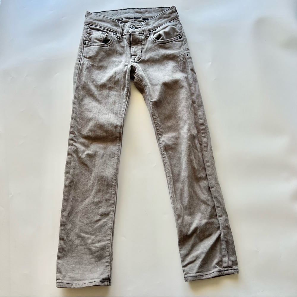 Boys 22 Quiksilver Gray Denim Jeans